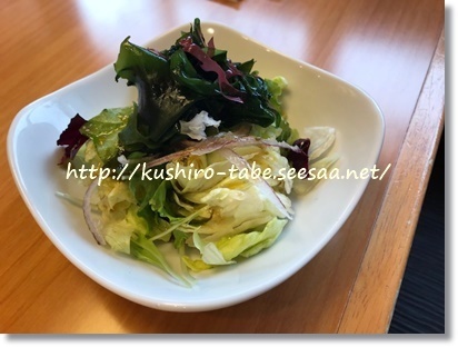 ミニ海草サラダ ステーキ宮